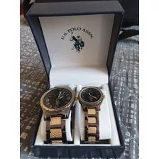 Dúo De Relojes U.s. Polo Assn. Dama Y Caballero 