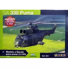 Modelex Sa 330 Puma Modelo A Escala Para Armar 1:100 Dgl 