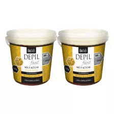 Kit 2 Cera Depilatória Depil Fácil Tradicional 550g Biosoft