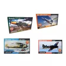 Set De Aviones Para Armar X 4 1/72