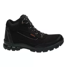 Botín Para Hombre Casual Botas Trabajo Darío Negro Fareli