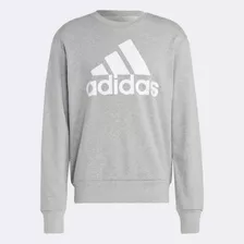 Moletom adidas Big Logo Masculino - Cinza