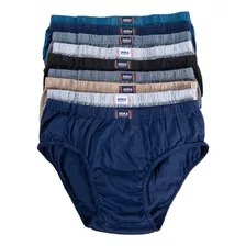 Cueca Algodão Doka Com 15 Peças Tradicional Comum Premium 