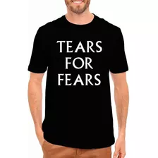 Camiseta Tears For Fears - Preta Xg - 100% Algodão