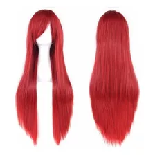Peruca Cosplay Ariel Vermelha Ondulada + Touca Wig De Brinde