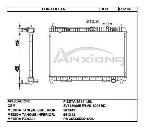 Tanque Plstico Superior Ford Ecosport Titanium Nuevo Fiesta Foto 2