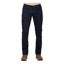 Pantalon Oggi Jeans Hombre Azul Gabardina Stretch Vaxter