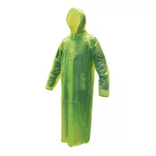 Gabardina Impermeable Alta Visibilidad Pvc Verde Surtek