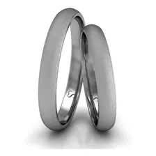 Alianças Casamento Ouro Branco Diamantadas 3mm 3g