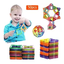 50pcs Brastoy Magnetic Blocos De Construção 68 Peças Brinque