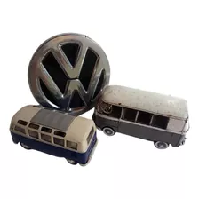 Miniatura Kombi Corujinha Rara E Antiga Metal Plastico (par)