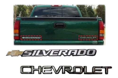 Kit De Emblemas Chevrolet Silverado 2500 Foto 3