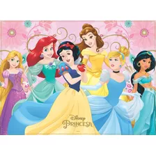 Painel Grande Tnt Princesas Mod 2 - 1,40x1,03m - Disney