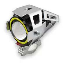 Faro Led Lupa Carcaza- U5 Barra Moto Razr Ojo Demonio