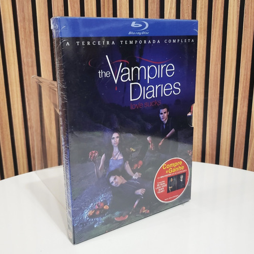 Blu-ray Vampire Diaries : 3ª Temporada ( 4 Discos ) Lacrado