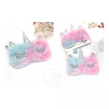 Antifaz Para Dormir Unicornio Multicolor Tela Suave Kawai