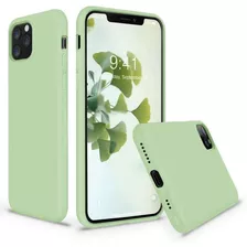 Funda Para iPhone 11 Pro, Verde/silicona/delgada/suave