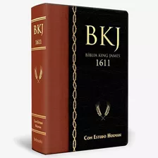 Bíblia De Estudo King James 1611 (marrom Com Preto)