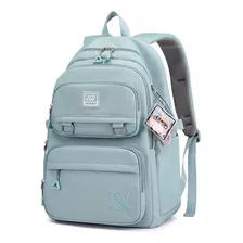 Mochilas Grandes Para Mujer Backpack Aesthetic Color Azul 23l