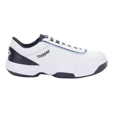 Zapatillas Topper Tie Break Iii Color Blanco/azul - Adulto 43 Ar