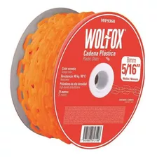 Cadena Plastica Naranja 5/16 Wolfox Wf9360