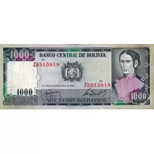 Bolívia - 1.000 Bolivianos De 1.982