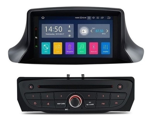 Gps Renault Fluence 2011-2018 Android 9.0 Dvd Wifi Radio Hd Foto 3