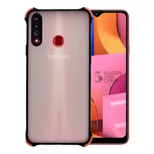 Carcasa Huawei Y6p Borde Negro Antigolpe Proteccion Camara