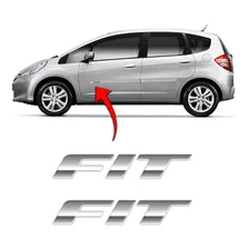 Par Escrita Friso Adesivo Lateral Honda Fit