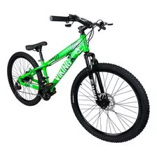 Bicicleta Viking Tuff 25 Aro 26 Para Trilha E De Performance Cor Verde Tamanho Do Quadro 13