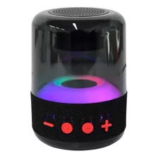 Mini Bocina Bluetooth Con Luces Led 360° Radio Fm/am