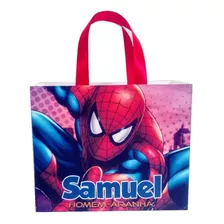 Kit 25 Sacolinhas Homem Aranha Personalizadas, Lembrancinhas