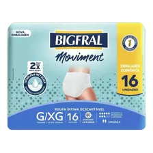 Fralda Bigfral Vestir Calça Geriatrica Pants Moviment 16un