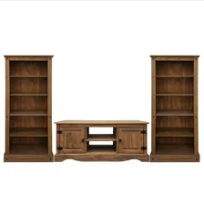 Mueble Rack De Tv + Biblioteca - Estanteria - Living 9 - Lcm