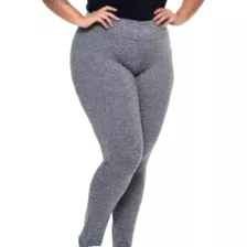 Calça Legging Plus Size Suplex Academia Costura Reforçada