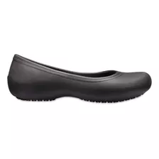 Sapatilha Crocs At Work Flat W Black