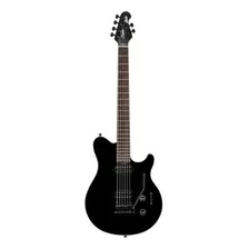 Guitarra Elétrica Sterling Axis Ax3s Single-cutaway De Tília Black Com Diapasão De Jatobá