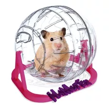 Globo Acrílico C/ Suporte Para Hamster Plast Pet Médio - M