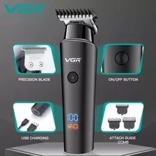 Maquina Cortar Cabelo Vgr-937 Display Digital