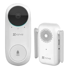 Video Portero Wifi 2mp Db2c Timbre Inteligente Ezviz Ir Pir Color Blanco
