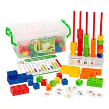 Kids First Math: Kit De Matemáticas De Ábaco De Bloque Apila