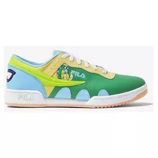 Tenis 90s Fila Rockos Moder Life X Verde Amarillo 1fm01818-3