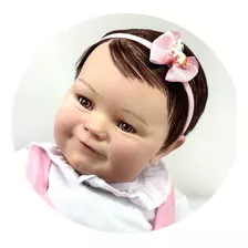 Bebe Reborn Maddie Realista Boneca Perfeita Tecido Linda