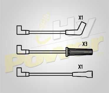 Jgo Cables Buja Epdm Para Daewoo Pointer 1 1.5l 4cil 1998 Foto 2