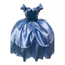 Fantasia Luxo Infantil Princesa Cinderela / Frozen