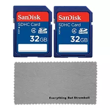 2 pack Sandisk 32 gb Tarjeta De Memoria Flash Sdhc