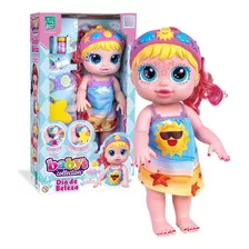 Boneca Babys Collection Dia Da Beleza Loira Super Toys