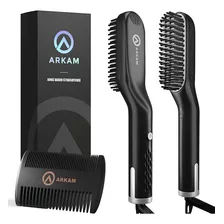 Cepillo Alisador De Barba Arkam Para Hombres Kit Original