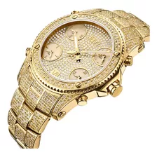 Reloj Jbw Jb-6213a Jet Setter Reloj De Oro Y Diamantes 