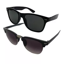 Combo Lentes Sol Verano Fiesta Hombre/mujer Protec Uv 400